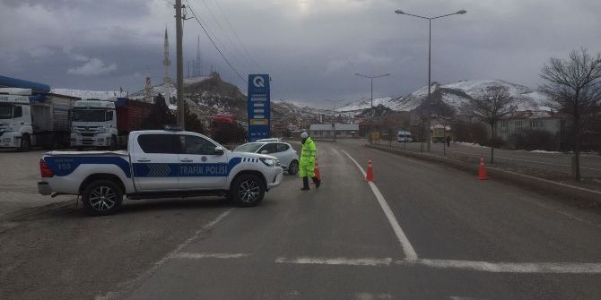 Malatya’da Kar Yağışı Etkili Oluyor