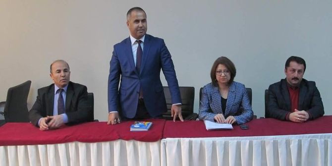 Biga Milli Eğitim Müdürü Okul Müdürleriyle Bir Araya Geldi