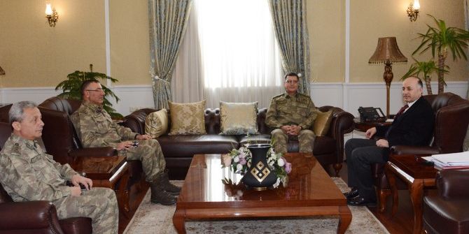 Jandarma Genel Komutan Yardımcısı Korgeneral Yaşar’dan Vali Azizoğlu’na Ziyaret
