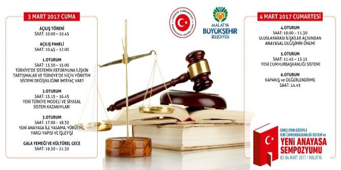 ‘Gençlerin Gözüyle Yeni Cumhurbaşkanlığı Sistemi Ve Yeni Anayasa Sempozyumu’ Düzenlenecek