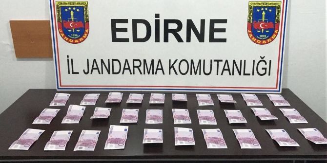 İç Çamaşırından 15 Bin Euro Sahte Para Çıktı