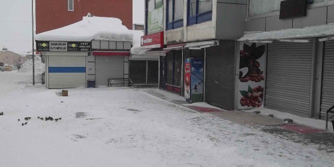 Varto’da Kar Yağışı