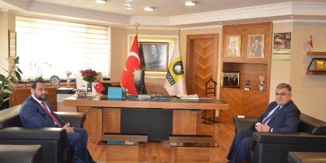 Başkan Özgüven, Kmü Rektörlüğüne Atanan Akgül’ü Ağırladı