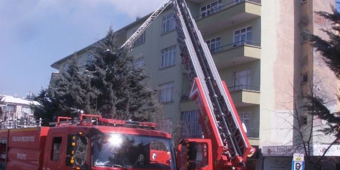 Aksaray’da Baca Yangını