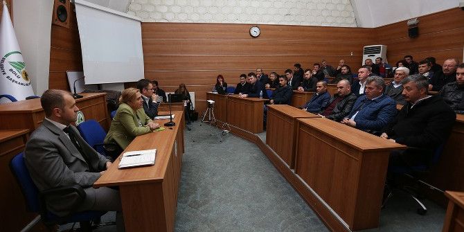 Bolu’da Özel Halk Otobüsleri Şoförlerine Kişisel Eğitim Verildi