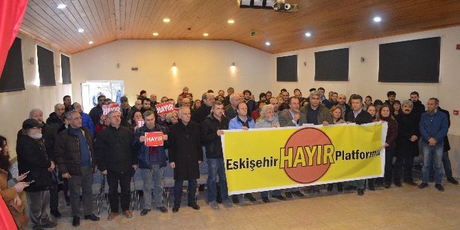 Eskişehir’de ’Hayır Platformu’ Kuruldu