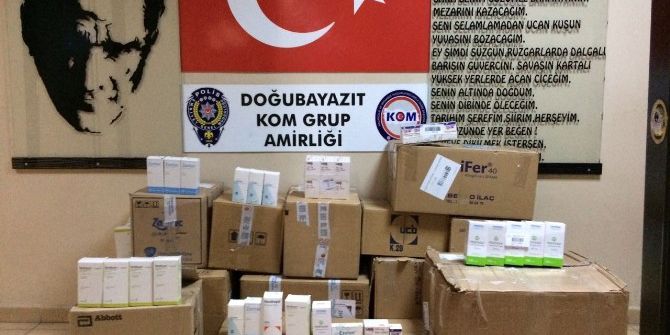 Ağrı’da Kaçak İlaç Operasyonu