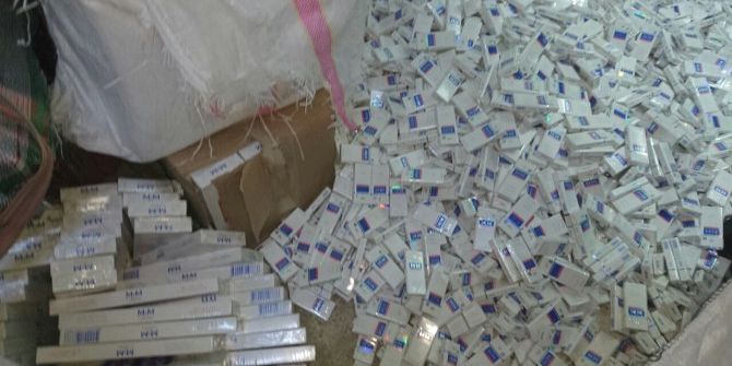 Çocuk Beslenme Ve Kalem Çantalarında 7 Bin Paket Kaçak Sigara Ele Geçirildi