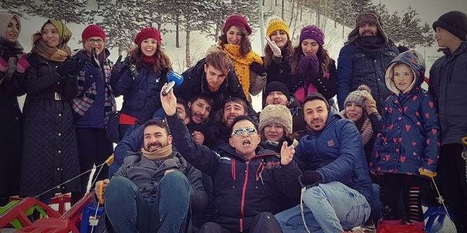 Palandöken’de Kızak Keyfi