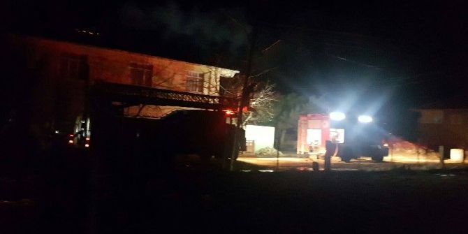 Lojmanda Baca Yangını Paniği