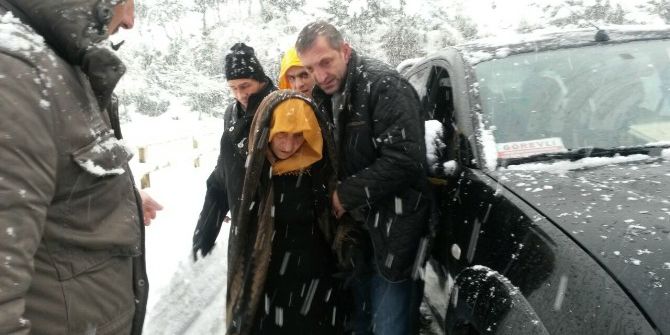 Rize’de 2 Hasta Özel İdare Ekiplerince Kurtarıldı