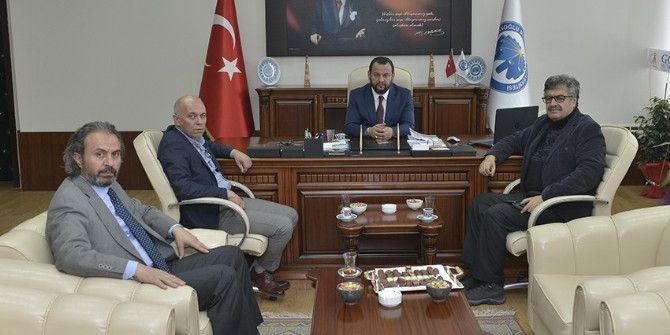 Başkan Çalışkan’dan, Rektör Akgül’e Hayırlı Olsun Ziyareti