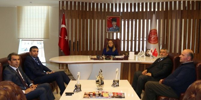 Nevşehirliler Federasyonu Başkanı Mustafa Şen’den Rektör Kılıç’a Ziyaret