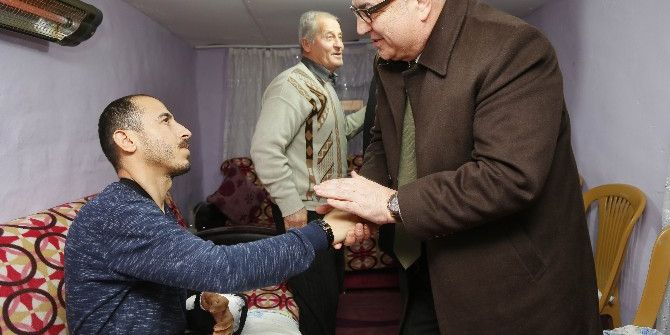 Kesimoğlu, Gazi Sezer Özdere’yi Ziyaret Etti