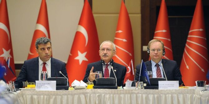 Kılıçdaroğlu’nun Ab’ye Üye Ülkelerin Büyükelçileri İle Toplantısı Sona Erdi