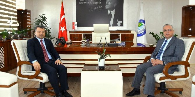 Başsavcı San’dan, Başkan Kayda’ya Veda Ziyareti