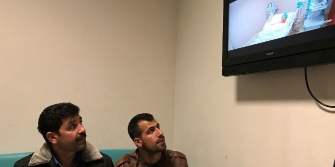 Elazığ’da Yoğun Bakım Hasta Yakınlarına Kameralı Hizmet
