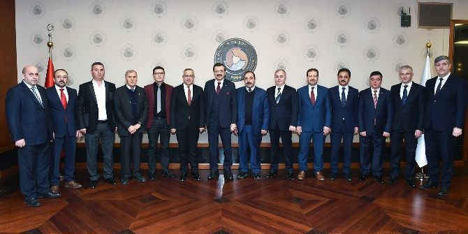 İnegöl Heyeti Tobb’a Yaptığı Ziyaretten Müjdelerle Döndü