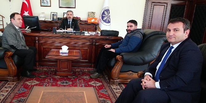 Rektör Biber’e Tebrik Ziyaretleri Devam Ediyor