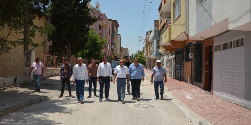 Kara, Kaldırım Çalışmalarını İnceledi