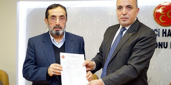 Mhp Merkez İlçe Başkanı Deligözoğlu, Görevi Devraldı