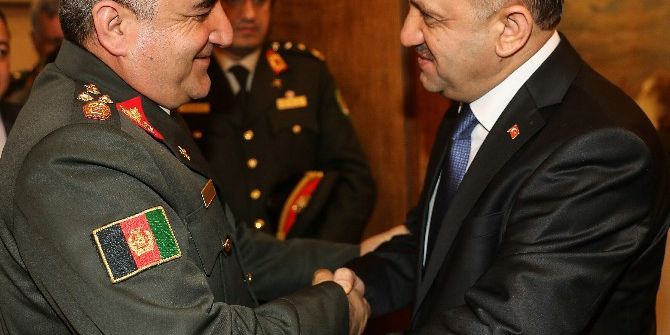 Bakan Işık, Afganistan Genelkurmay Başkanı Orgeneral Shahim’i Kabul Etti