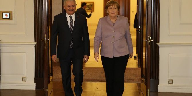 Merkel, Çankaya Köşkü’nde