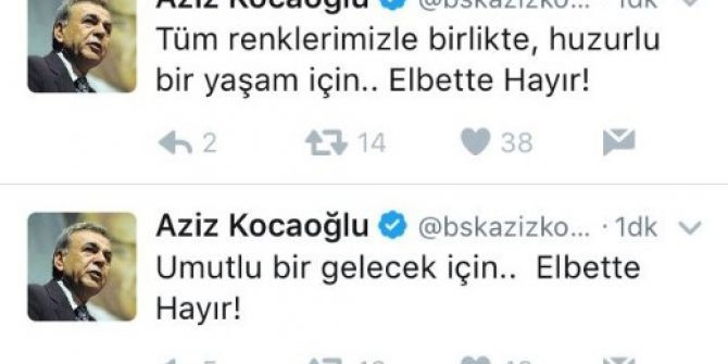 İzmir Büyükşehir Belediye Başkanı Kocaoğlu Oyunun Rengini Belli Etti