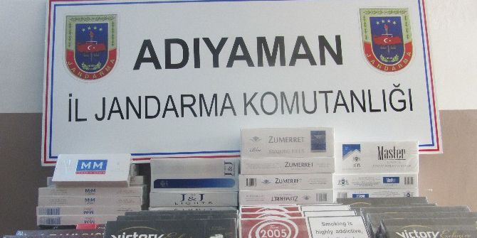 Jandarma Kaçak Sigara Ele Geçirdi