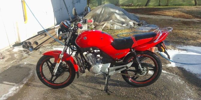 Park Halindeki Motosiklet Çalındı