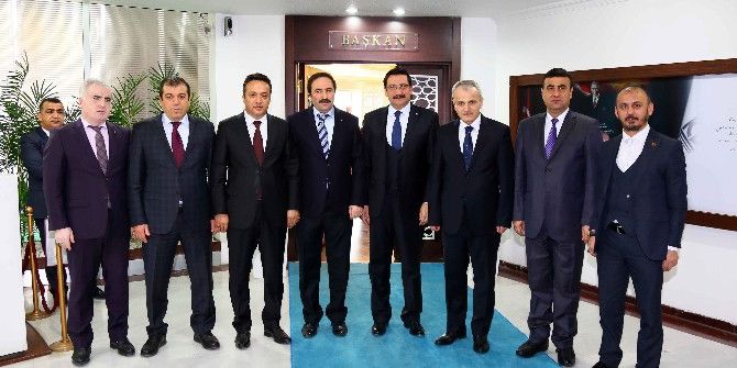 Bartın Valisi Dirim’den Başkan Ak’a Nezaket Ziyareti