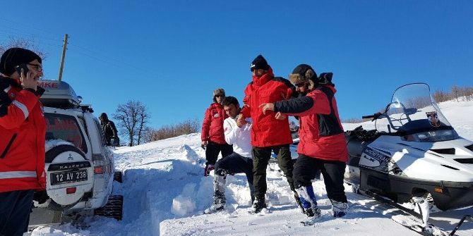 Kar Motoruyla Hasta Kurtarma Operasyonu