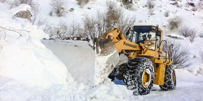 Sason’da Çığ Düştü