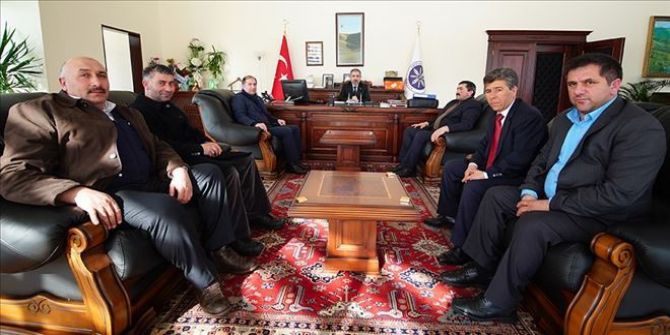 Çıldır Ak Parti’den Rektör Biber’e Hayırlı Olsun Ziyareti