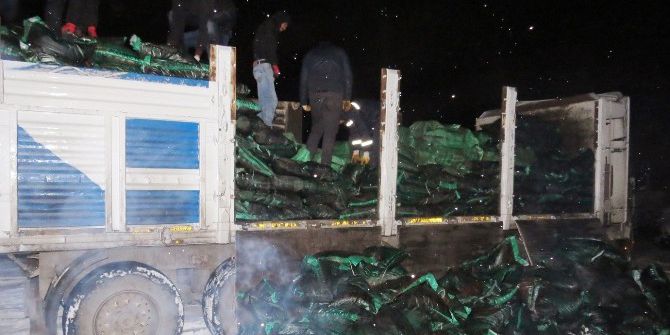 Nusaybin’de 73 Bin Paket Kaçak Sigara Ele Geçirildi