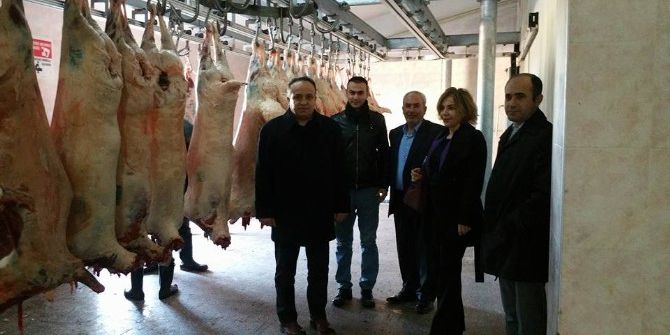 Mezbahane Denetlendi