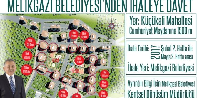 Küçükali Mahallesi Kentsel Dönüşüm İhalesi Gerçekleştirilecek