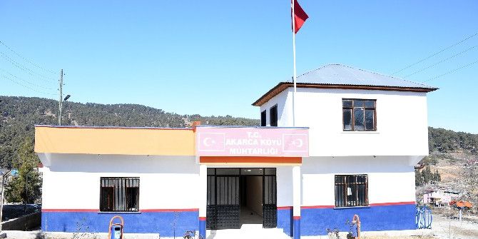 Akarca Mahallesi Muhtarlık Binası Ve İmam Evi Yenilendi