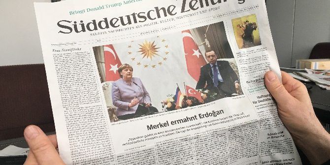 Merkel’in Ziyareti Manşetlerde