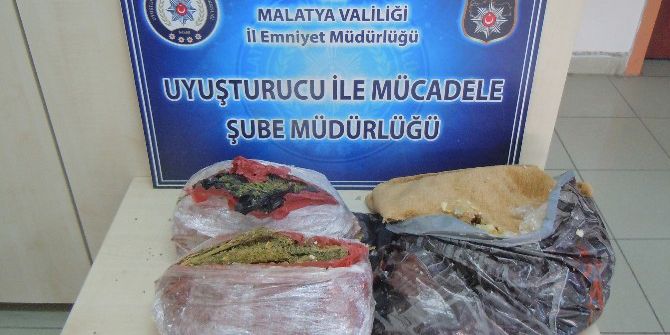Polis 2 Şüpheli Şahıs Üzerinde Yapılan Aramada Yaklaşık 3 Kilo Uyuşturucu Madde Ele Geçirdi