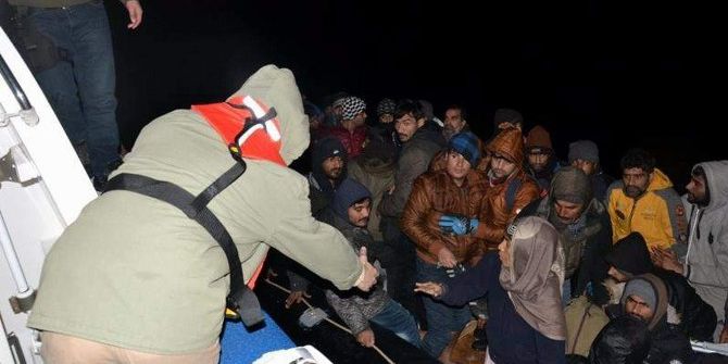 Bodrum’da 56 Kaçak Göçmen Yakalandı