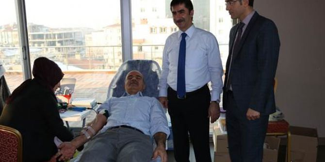 Orman Bölge Müdürlüğü Personeli Kan Bağışında Bulundu