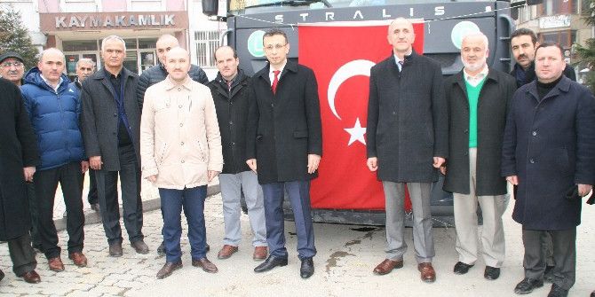 Devrek’ten Halep İçin Yardım Kamyonu Dualarla Uğurlandı