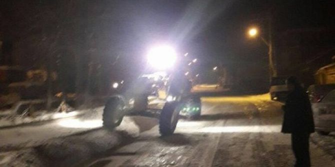 Arpaçay Belediyesi’nin Karla Mücadelesi