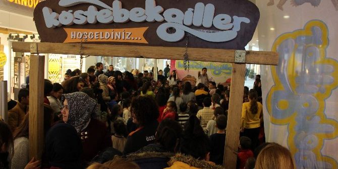 Çocuklar Köstebekgiller’le Eğlendi