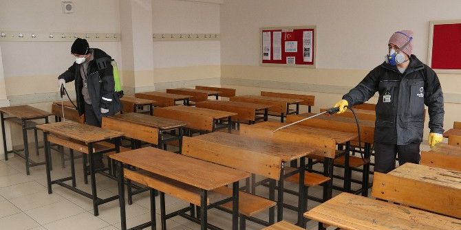 Ordu’da Okullar İlaçlanıyor