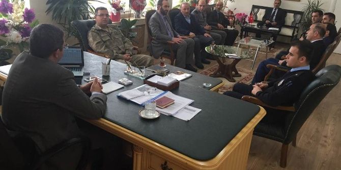 Kaymakam Özderin, Başkanlığında İlçe Koordinasyon Toplantısı Yapıldı