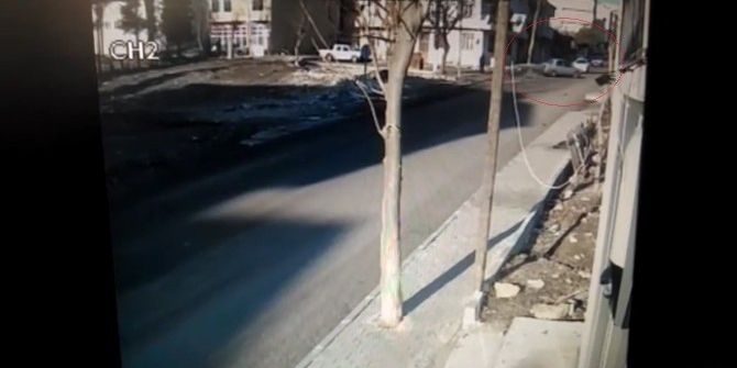 Tekirdağ’da Kaza Anı Kamerada