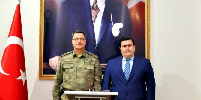 Jandarma Genel Komutan Yardımcısı Korgeneral İbrahim Yaşar, Erzincan Valiliğini Ziyaret Etti