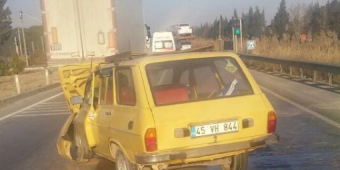 Manisa’da Trafik Kazası: 4 Yaralı